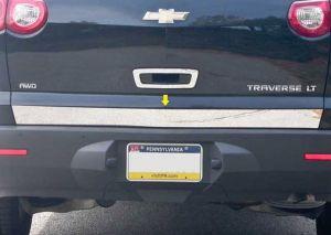 Накладка на крышку багажника стальная для Chevrolet Traverse 2009-2017